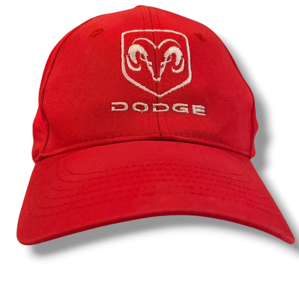 Dodge Ram Red Fitted Cap / Hat Grab Life By The Horns Dodge OSFM B-7